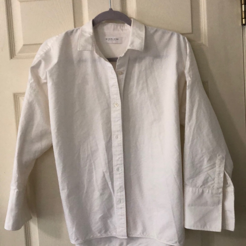 Everlane size 8. Classic white button down
